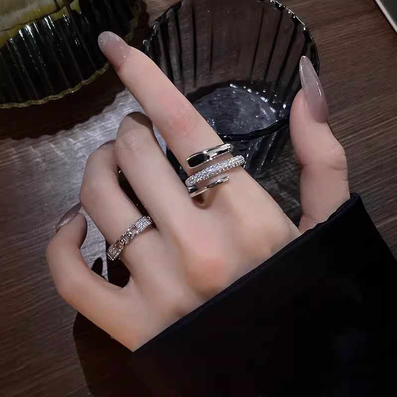 香港【设计师】Caiem Kaiet 两件套轻奢小众设计开口高级感戒指女